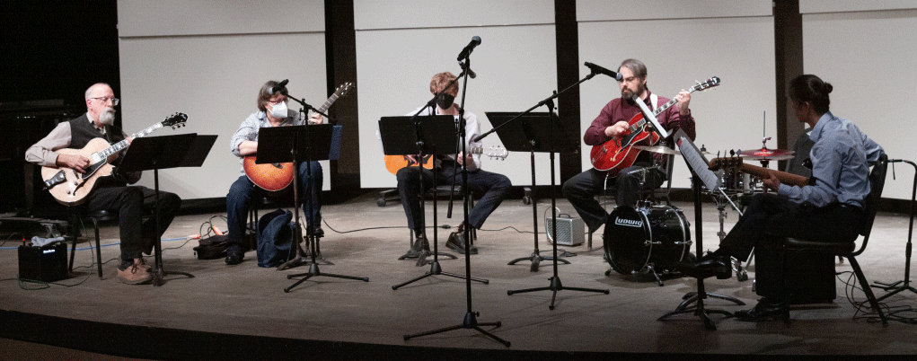 Guitar Ensemble Performing